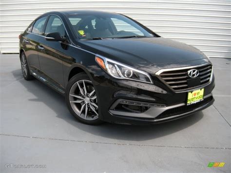 2015 Phantom Black Hyundai Sonata Sport 2.0T #96160441 | GTCarLot.com - Car Color Galleries