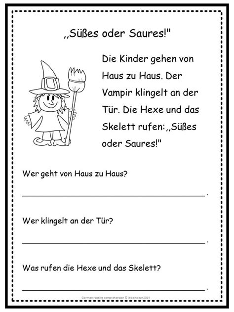 German Reading Comprehension 2 Mini Stories | Tanítás