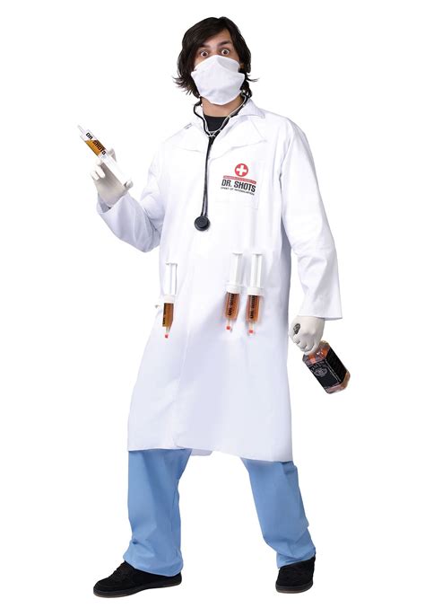 Adult Dr Shots Costume