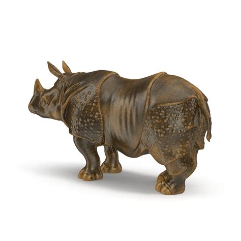 3d Rhino Statue