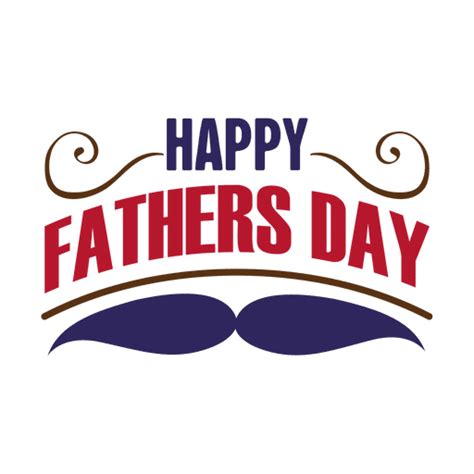 Happy Fathers Day Badge PNG & SVG Design For T-Shirts