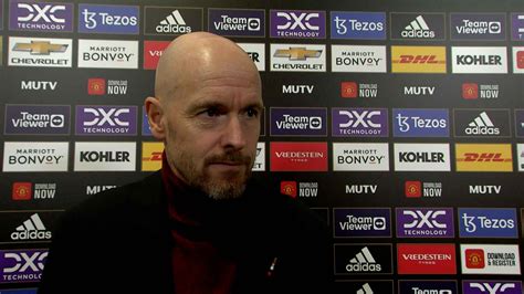 Erik ten Hag interview after Man Utd vs Man City Premier League ...