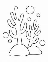 Printable Coral Coloring Page  Ocean coloring Pages sketch template