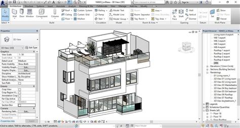 1. Revit 3D model | Elevation design, Revit architecture, Revit ...