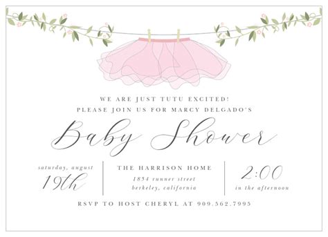 Baby Shower Invitations Template For Your Needs