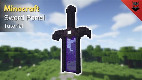 Minecraft: How to Build a Nether Sword Portal | Nether Portal Design ...