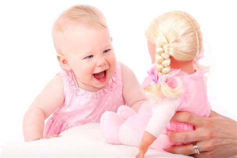 Baby And Doll Free Stock Photo - Public Domain Pictures