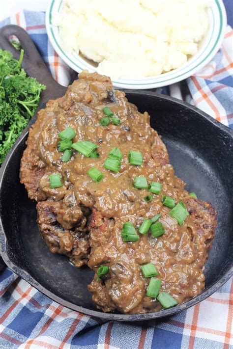 Salisbury Steak Mushroom Gravy - Sweet Pea's Kitchen