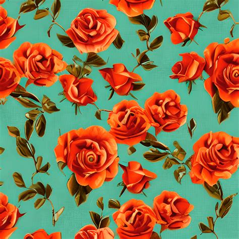 Stunning Orange Roses Digital Graphic · Creative Fabrica