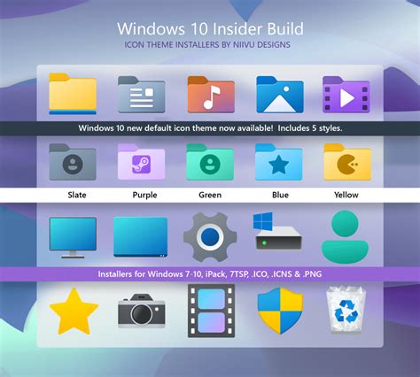 Windows 11 Icon Theme - Shape your computer beautifully