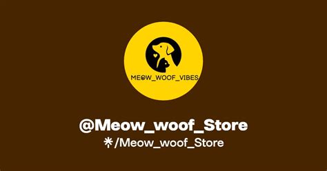 @Meow_woof_Store | Linktree