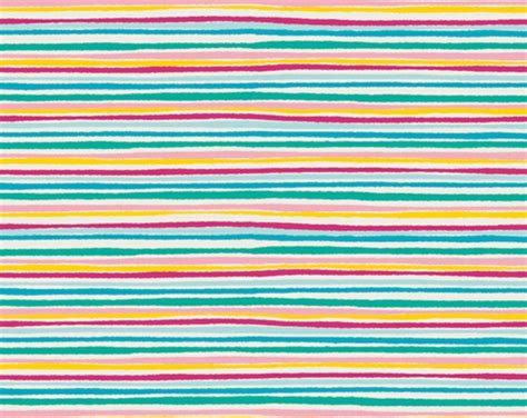 Colorful Rainbow Stripe Print Fabric Premium Cotton Fabric Bright ...