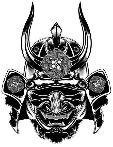 Japanese Samurai Warrior Mask | Samurai coloring pages, coloring pages of Samurai , printable ...