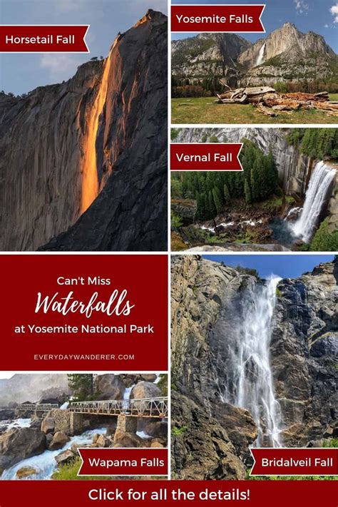 9 Stunning Yosemite Waterfalls at Yosemite National Park