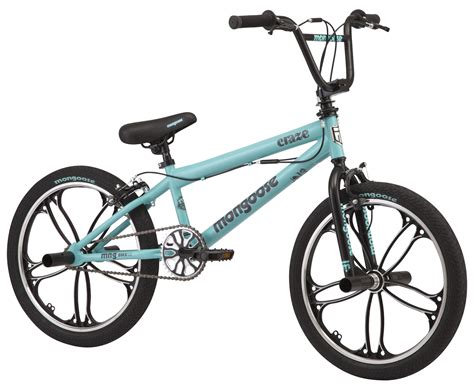 Mongoose Craze Freestyle BMX Bike, 20-inch Mag wheels, 4 Freestyle Pegs ...