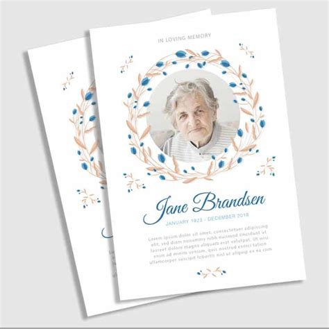 13 Funeral Announcement Cards Free Psd Ai Vector Eps - vrogue.co