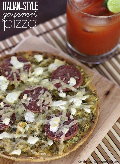 Gourmet Italian Pizza for a Casual Dinner - Celebrations at Home