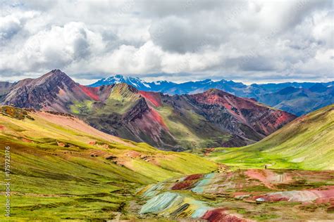 Vinicunca or Rainbow Mountain,Pitumarca, Peru Stock Photo | Adobe Stock