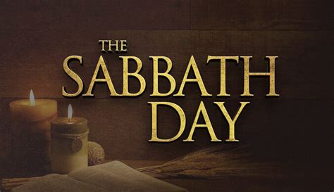 THE SABBATH DAY