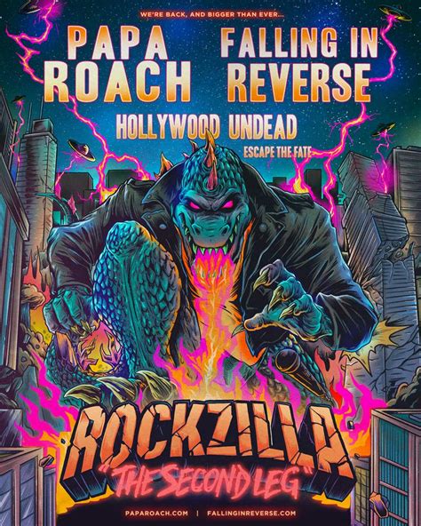 Event Papa Roach + Falling In Reverse - 19/02/2023 - Houston - 713 Music Hall - United States