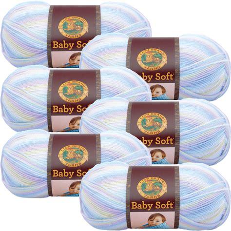 Lion Brand Baby Soft Yarn-Pastel Print, Multipack Of 6 - Walmart.com - Walmart.com