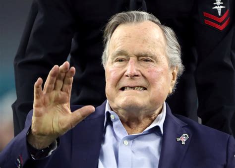 George H.W. Bush Discharged From Hospital After Pneumonia Treatment ...