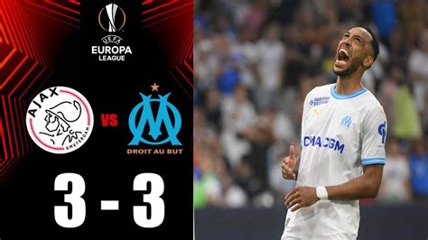 Ajax vs Marseille 3-3 Highlights Goals - Europa League results 2023 ...