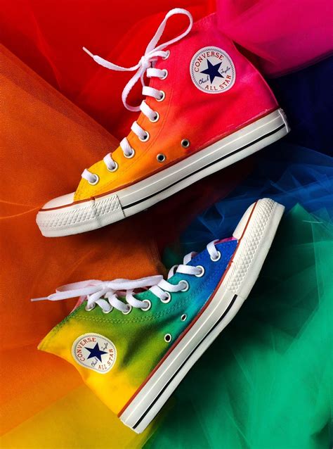 Taste the rainbow with these custom dyed Converse! #converse | Rainbow converse, Cool converse ...