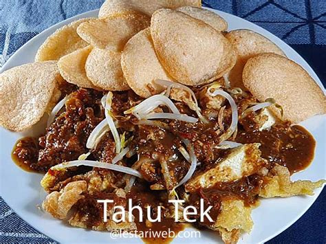 Resep Tahu Tek Asli Indonesia