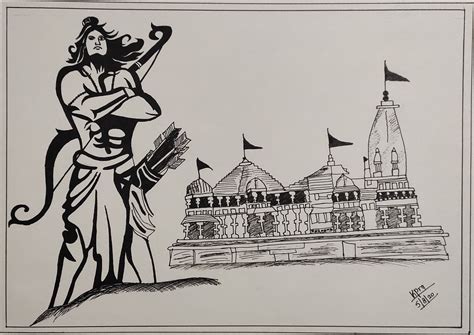 Ayodhya Ram Mandir Art | Personalize art, Shiva art, Spiritual art