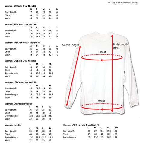 Size charts | Riot Society Clothing