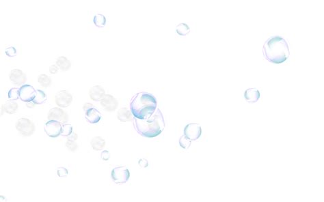 Free Bubbles Photoshop Overlays: Realistic Soap Air Bubble Effect