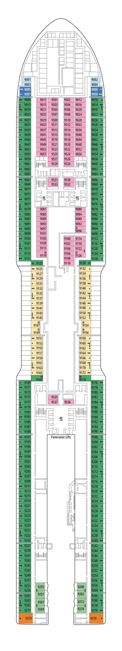 MSC World America – Deck Plans - Planet Cruise