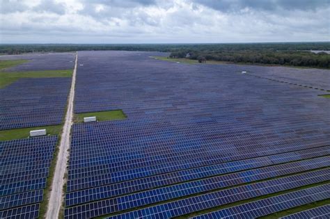 Premium Photo | A solar farm in the Florida