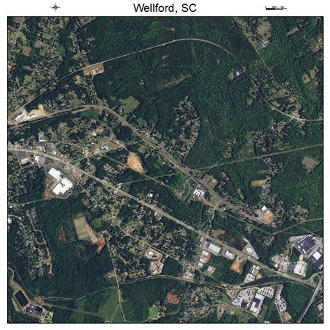 Aerial Photography Map of Wellford, SC South Carolina