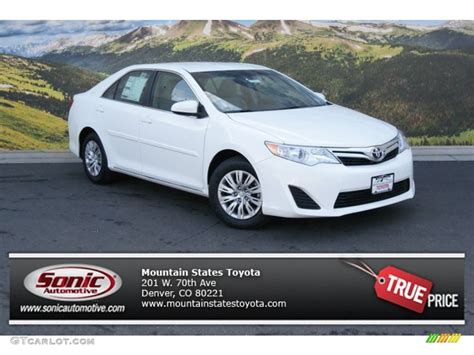 2014 Super White Toyota Camry LE #93156776 | GTCarLot.com - Car Color ...