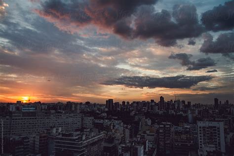 "Buenos Aires Skyline" by Stocksy Contributor "Ohlamour Studio" - Stocksy