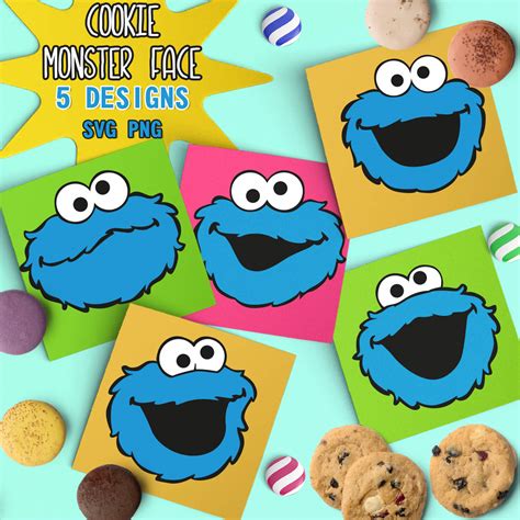 Cookie Monster SVG Bundle – MasterBundles