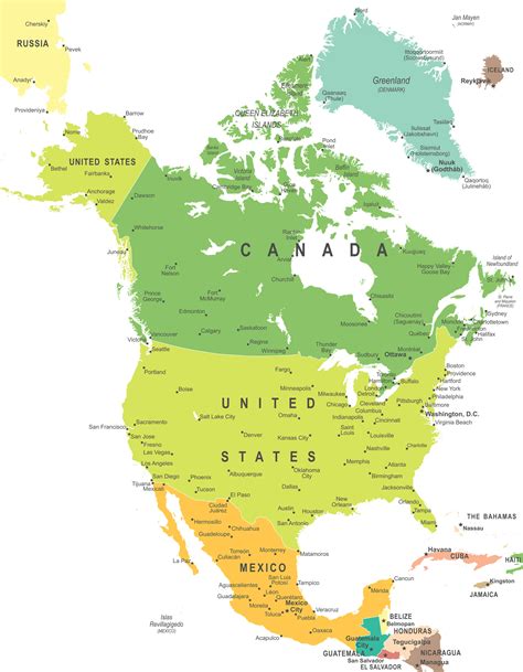 Discover the Beauty of North America 🌎🌄 - Map of North America