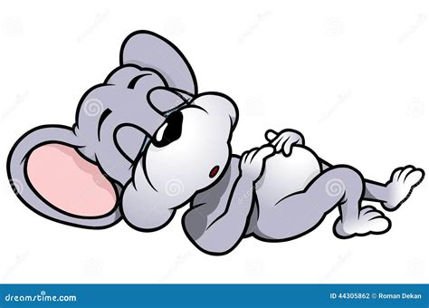 Sleeping Mouse Stock Vector - Image: 44305862