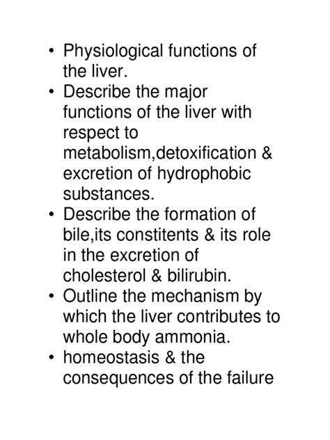 LIVER_functions | Download Free PDF | Liver | Bile