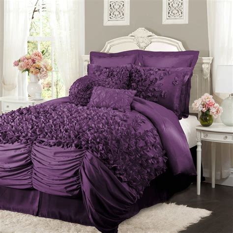 Lucia Comforter Set | Lush Decor | www.lushdecor.com | Purple bedding ...