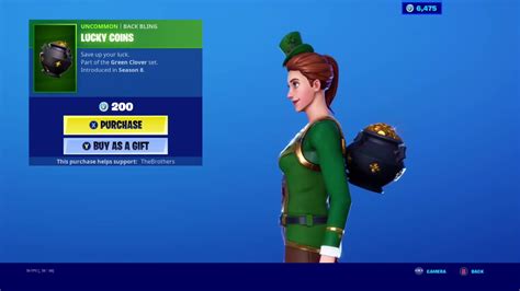 *RARE* LUCKY COINS BACK BLING IN FORTNITE! (SGT. GREEN CLOVER SET ...