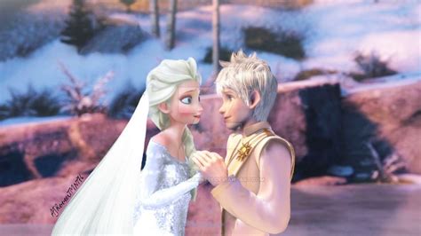 Jack Frost and Elsa' s wedding | Jack frost and elsa, Disney frozen ...