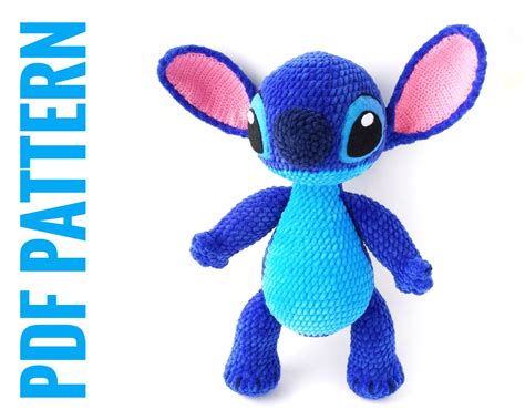 Crochet Stitch pattern Amigurumi Lilo and Stitch crochet | Etsy