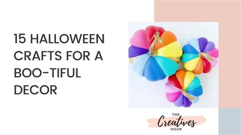 15 Halloween Crafts for a Boo-tiful Decor