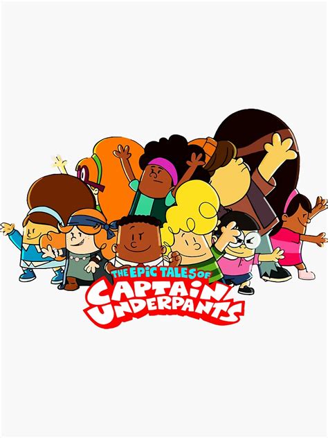 "captain underpants fan art" Sticker by erynkunze | Redbubble