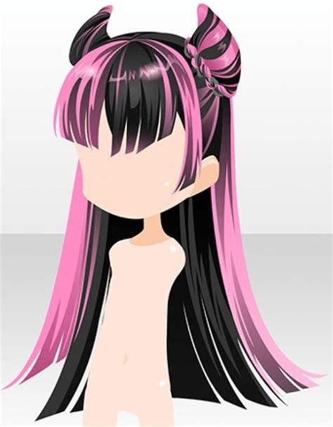 Untitled | Anime hair, Chibi hair, Cute kawaii drawings