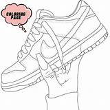 Sneaker Coloring Page  Etsy sketch template