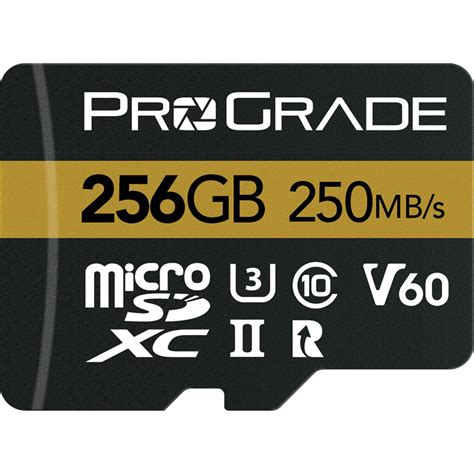 ProGrade Digital 256GB UHS-II microSDXC Memory Card